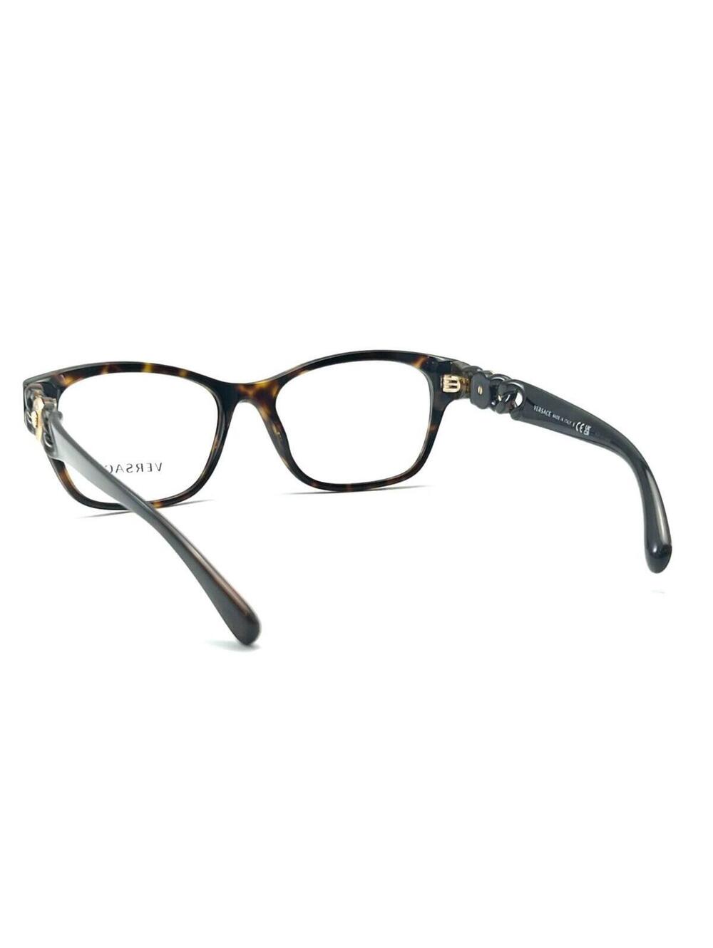 Versace Ve3306 108 Brown Havana Authentic Eyeglasses 54-17 140 - Picture 3 of 3